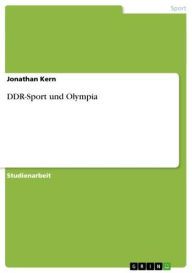 Title: DDR-Sport und Olympia, Author: Jonathan Kern