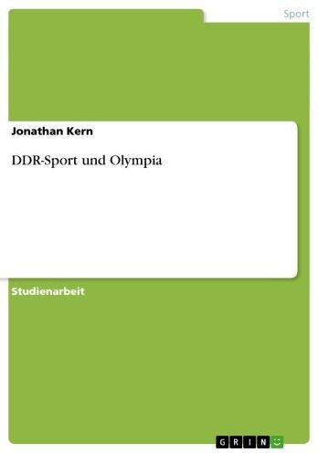 DDR-Sport und Olympia