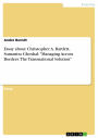 Essay about Christopher A. Bartlett, Sumantra Ghoshal: 'Managing Across Borders: The Transnational Solution'