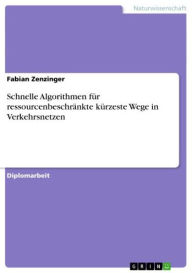 Title: Schnelle Algorithmen für ressourcenbeschränkte kürzeste Wege in Verkehrsnetzen, Author: Fabian Zenzinger