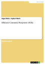 Efficient Consumer Response (ECR)
