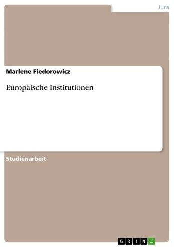 Europäische Institutionen