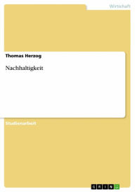 Title: Nachhaltigkeit, Author: Thomas Herzog