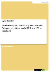 Title: Bilanzierung und Bewertung immaterieller Anlagegegenstände nach HGB und IAS im Vergleich, Author: Iryna Spektor