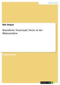 Title: Künstliche Neuronale Netze in der Bilanzanalyse, Author: Nils Oetjen