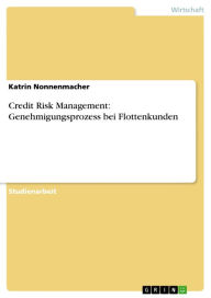 Title: Credit Risk Management: Genehmigungsprozess bei Flottenkunden, Author: Katrin Nonnenmacher