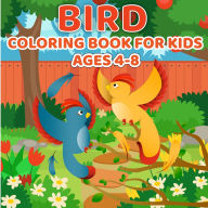 Title: Bird Coloring Book for Kids Ages 4-8: Easy, Bird Coloring Book, Author: Laura Bidden