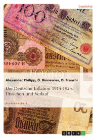 Title: Die Deutsche Inflation 1914-1923. Ursachen und Verlauf: Ursachen und der Verlauf der Inflation, Author: Alexander Philipp