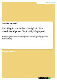 Title: Der Weg in die Selbstständigkeit. Eine attraktive Option für Sozialpädagogen?: Businessplan zur Gründung einer medienpädagogischen Einrichtung, Author: Sascha Jochum