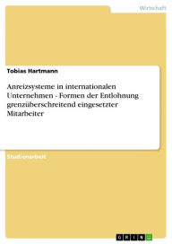 Title: Anreizsysteme in internationalen Unternehmen - Formen der Entlohnung grenzüberschreitend eingesetzter Mitarbeiter: Formen der Entlohnung grenzüberschreitend eingesetzter Mitarbeiter, Author: Tobias Hartmann