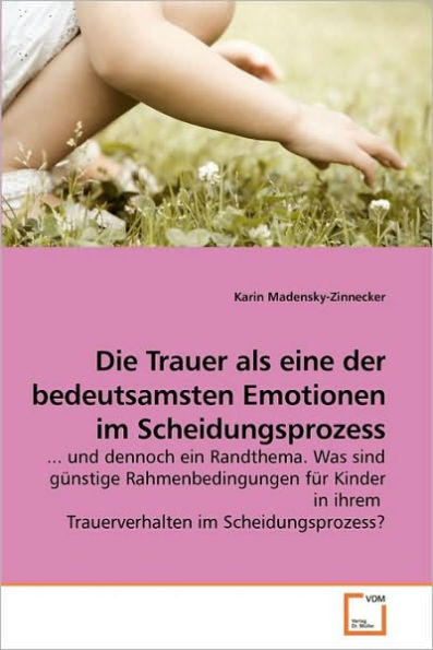 Die Trauer als eine der bedeutsamsten Emotionen im Scheidungsprozess