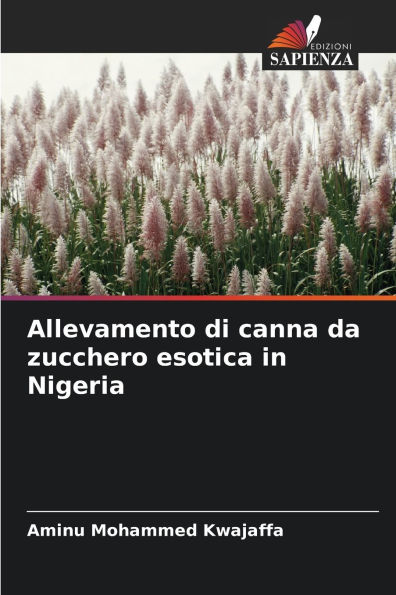 Allevamento di canna da zucchero esotica in Nigeria