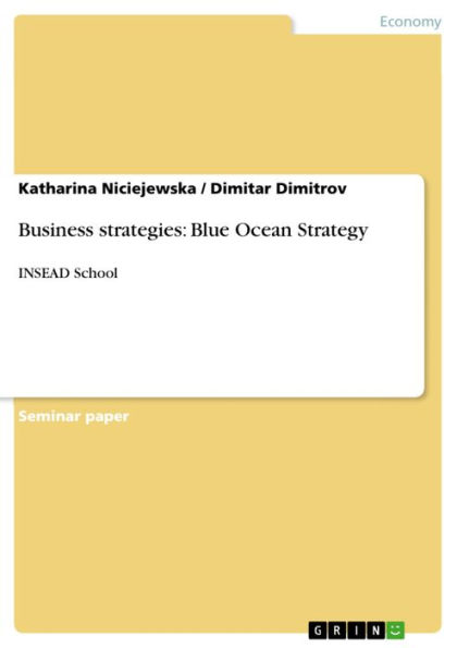 Business strategies: Blue Ocean Strategy: INSEAD School