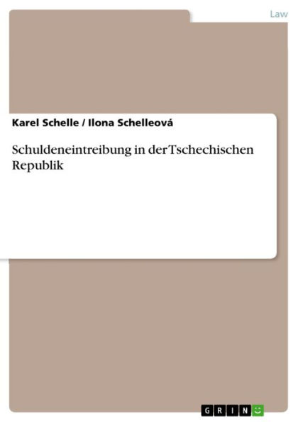 Schuldeneintreibung in der Tschechischen Republik