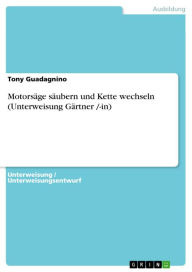 Title: Motorsäge säubern und Kette wechseln (Unterweisung Gärtner /-in), Author: Tony Guadagnino