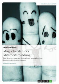 Title: Möglichkeiten der Mitarbeiterbindung: Eine Untersuchung am Beispiel von materiellen und immateriellen Anreizsystemen, Author: Andrea Blust