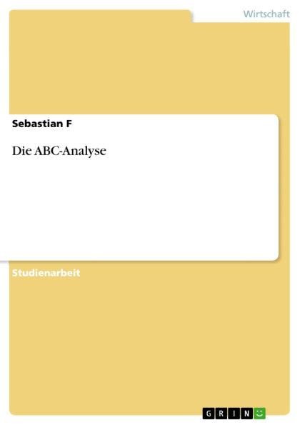 Die ABC-Analyse