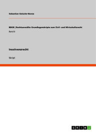 Title: Insolvenzrecht, Author: Sebastian Geiseler-Bonse