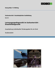 Title: Lernausgangsdiagnostik im Sachunterricht - Einzelfalldiagnostik: Ausarbeitung individueller Förderaspekte für ein Kind, Author: Georg Rabe