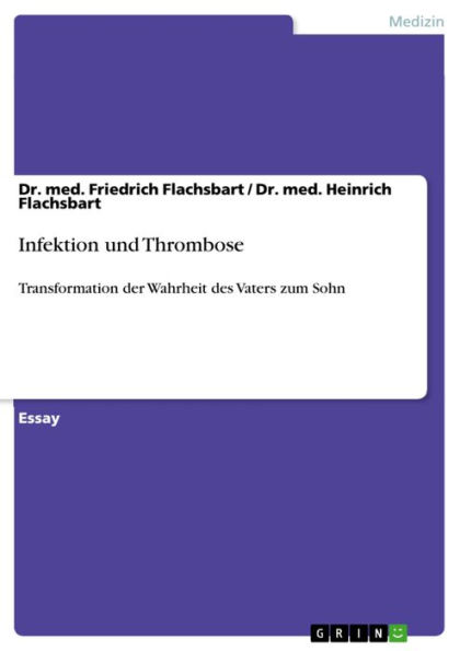 Infektion und Thrombose: Transformation der Wahrheit des Vaters zum Sohn