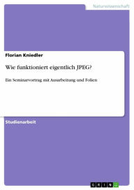 Title: Wie funktioniert eigentlich JPEG?: Ein Seminarvortrag mit Ausarbeitung und Folien, Author: Florian Kniedler