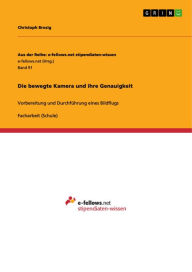 Title: Die bewegte Kamera und ihre Genauigkeit: Vorbereitung und Durchführung eines Bildflugs, Author: Christoph Brosig