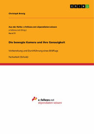 Title: Die bewegte Kamera und ihre Genauigkeit: Vorbereitung und Durchführung eines Bildflugs, Author: Christoph Brosig