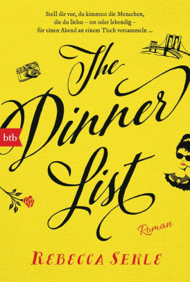 The Dinner List Romannook Book - 