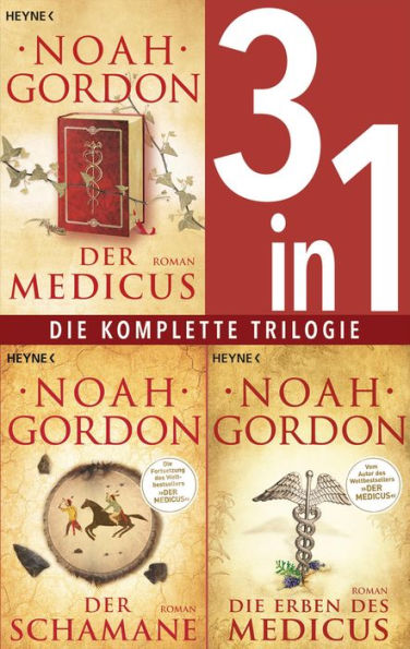Die Medicus-Saga Band 1-3: - Der Medicus / Der Schamane / Die Erben des Medicus (3in1-Bundle): Die komplette Trilogie