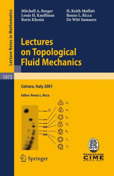 Lectures on Topological Fluid Mechanics: Lectures given at the C.I.M.E. Summer School held in Cetraro, Italy, July 2 - 10, 2001 / Edition 1