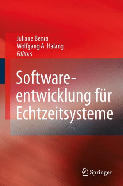 Software-Entwicklung fï¿½r Echtzeitsysteme / Edition 1