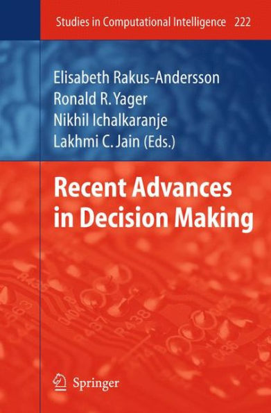 Recent Advances in Decision Making / Edition 1