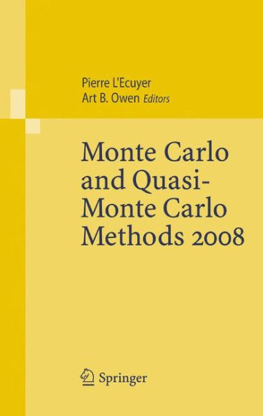 Monte Carlo and Quasi-Monte Carlo Methods 2008 / Edition 1