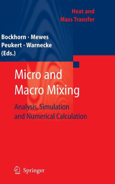 Micro and Macro Mixing: Analysis, Simulation and Numerical Calculation / Edition 1