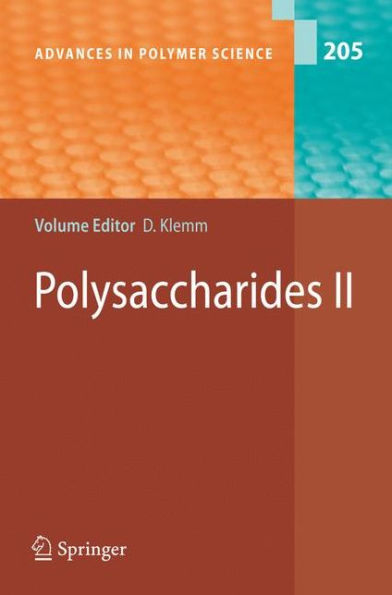 Polysaccharides II / Edition 1