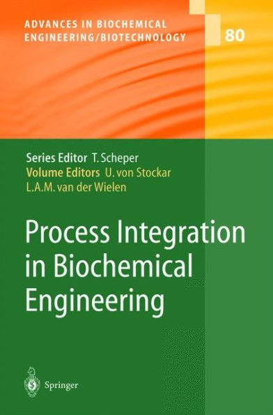 Process Integration in Biochemical Engineering / Edition 1