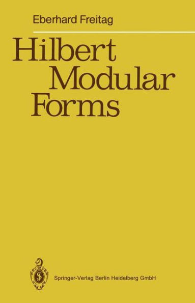 Hilbert Modular Forms / Edition 1