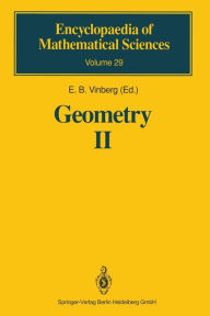 Title: Geometry II: Spaces of Constant Curvature / Edition 1, Author: E.B. Vinberg