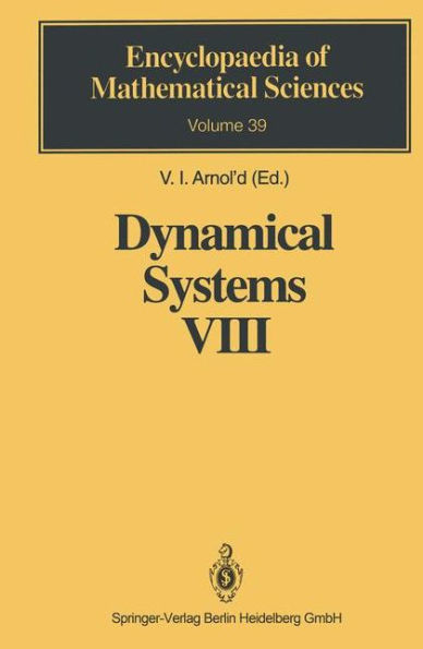 Dynamical Systems VIII: Singularity Theory II. Applications / Edition 1