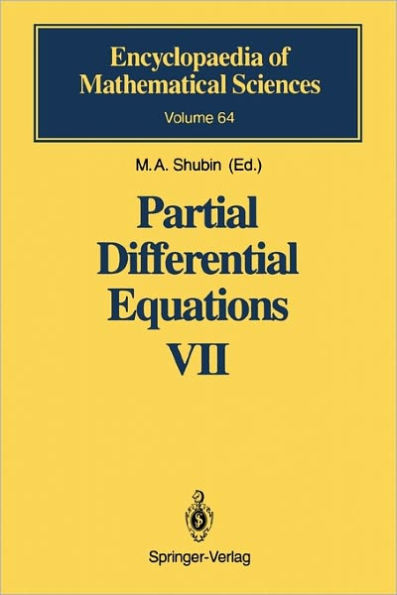Partial Differential Equations VII: Spectral Theory of Differential Operators / Edition 1