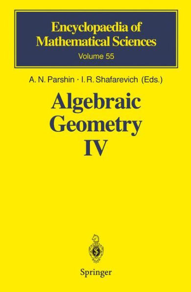 Algebraic Geometry IV: Linear Algebraic Groups Invariant Theory / Edition 1