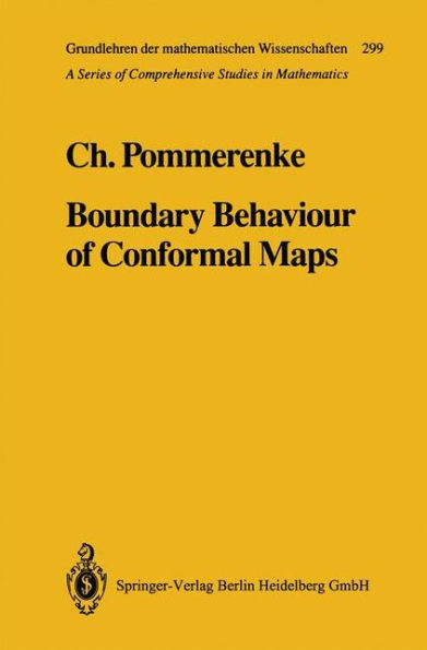 Boundary Behaviour of Conformal Maps / Edition 1