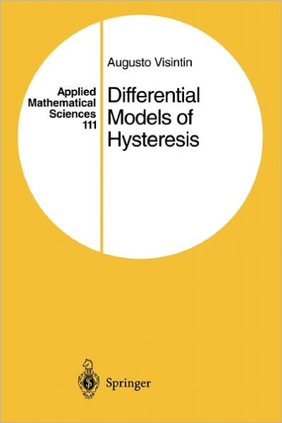 Differential Models of Hysteresis / Edition 1