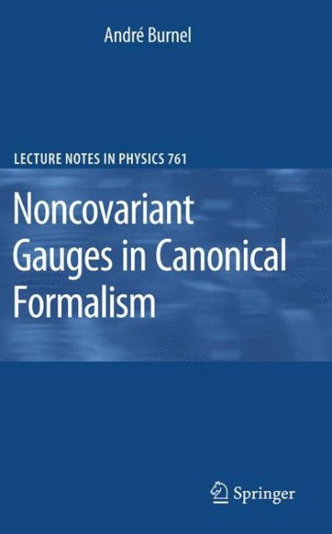 Noncovariant Gauges in Canonical Formalism / Edition 1