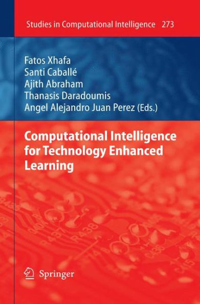 Computational Intelligence for Technology Enhanced Learning / Edition 1
