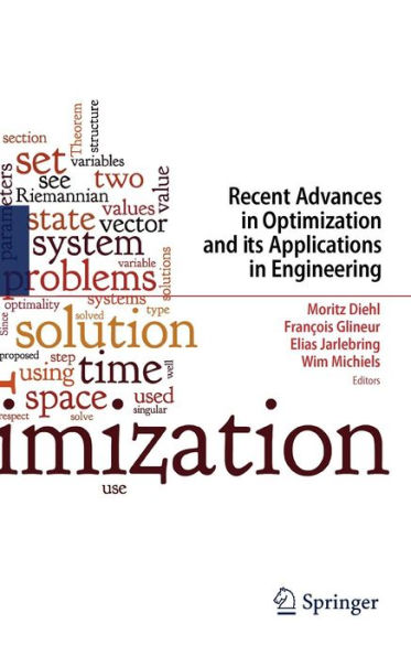 Recent Advances in Optimization and its Applications in Engineering / Edition 1