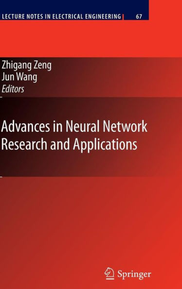 Advances in Neural Network Research and Applications / Edition 1