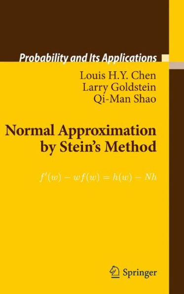 Normal Approximation by Stein's Method / Edition 1