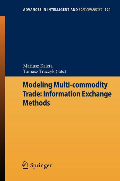 Modeling Multi-commodity Trade: Information Exchange Methods