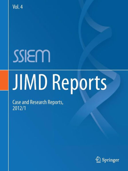 JIMD Reports - Case and Research Reports, 2012/1 / Edition 1